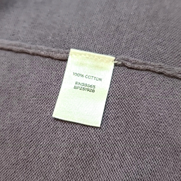 COPY - Frenchi Lilac Purple Cotton Cardigan Sweater - Picture 3 of 3